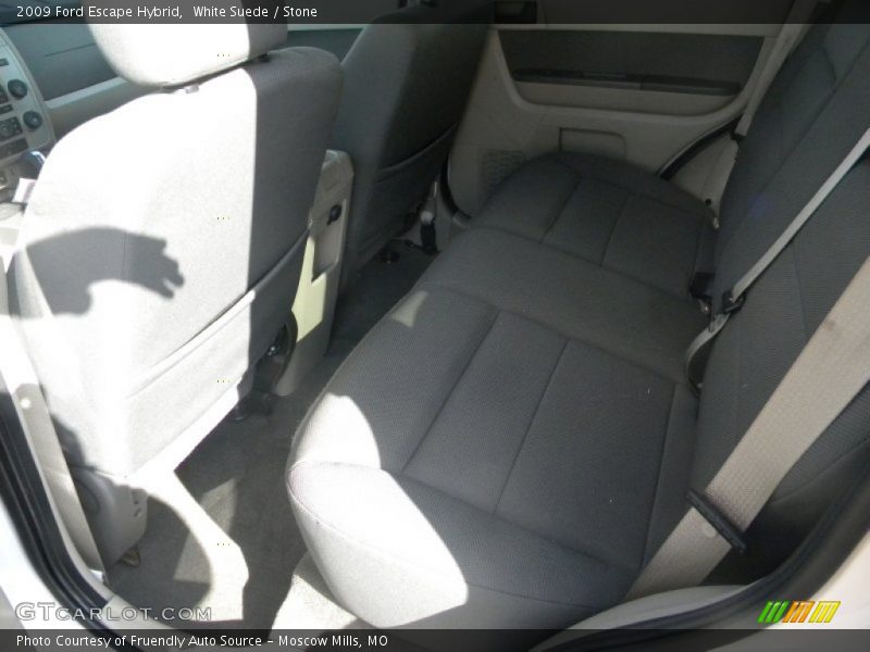 White Suede / Stone 2009 Ford Escape Hybrid