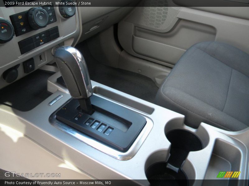 White Suede / Stone 2009 Ford Escape Hybrid