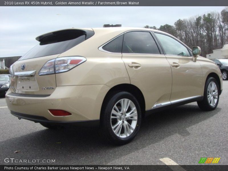 Golden Almond Metallic / Parchment/Brown Walnut 2010 Lexus RX 450h Hybrid