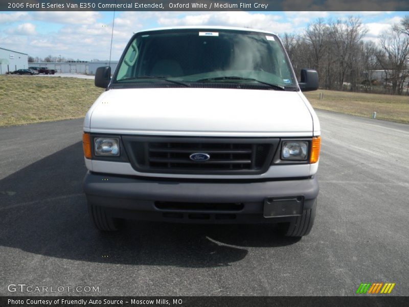 Oxford White / Medium Flint Grey 2006 Ford E Series Van E350 Commercial Extended