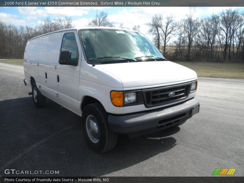 Oxford White / Medium Flint Grey 2006 Ford E Series Van E350 Commercial Extended