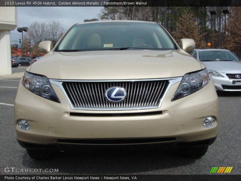 Golden Almond Metallic / Parchment/Brown Walnut 2010 Lexus RX 450h Hybrid