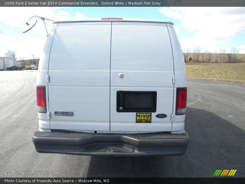 Oxford White / Medium Flint Grey 2006 Ford E Series Van E350 Commercial Extended