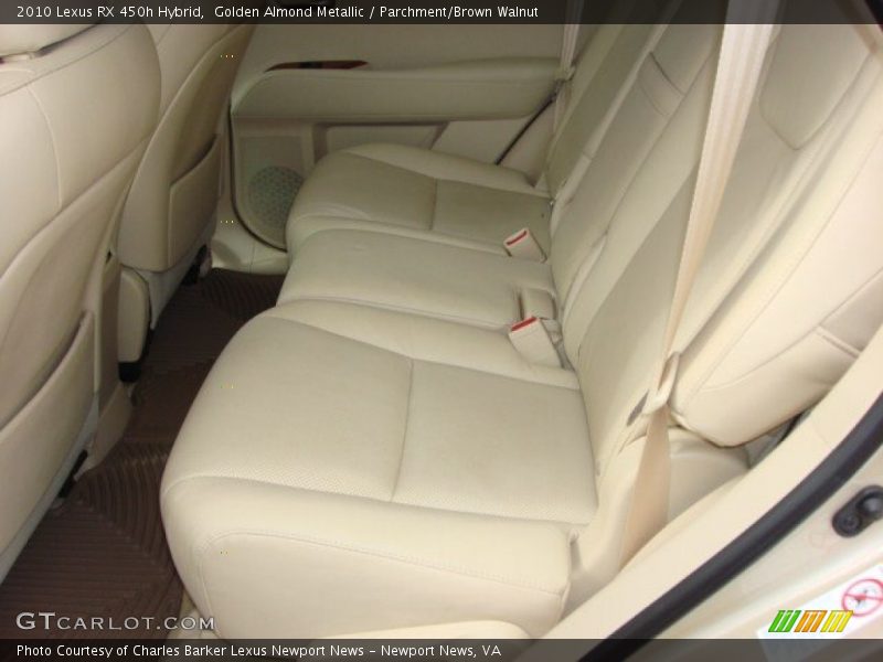 Golden Almond Metallic / Parchment/Brown Walnut 2010 Lexus RX 450h Hybrid