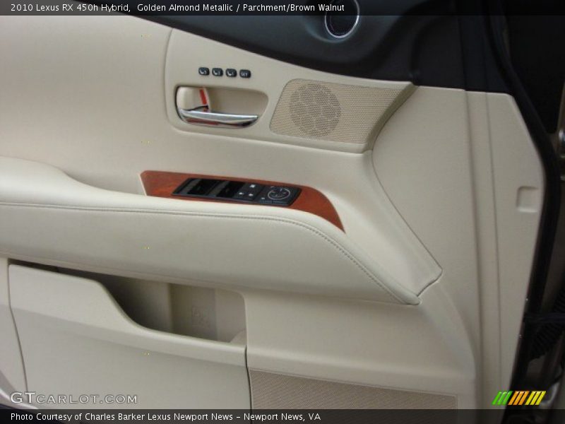 Golden Almond Metallic / Parchment/Brown Walnut 2010 Lexus RX 450h Hybrid