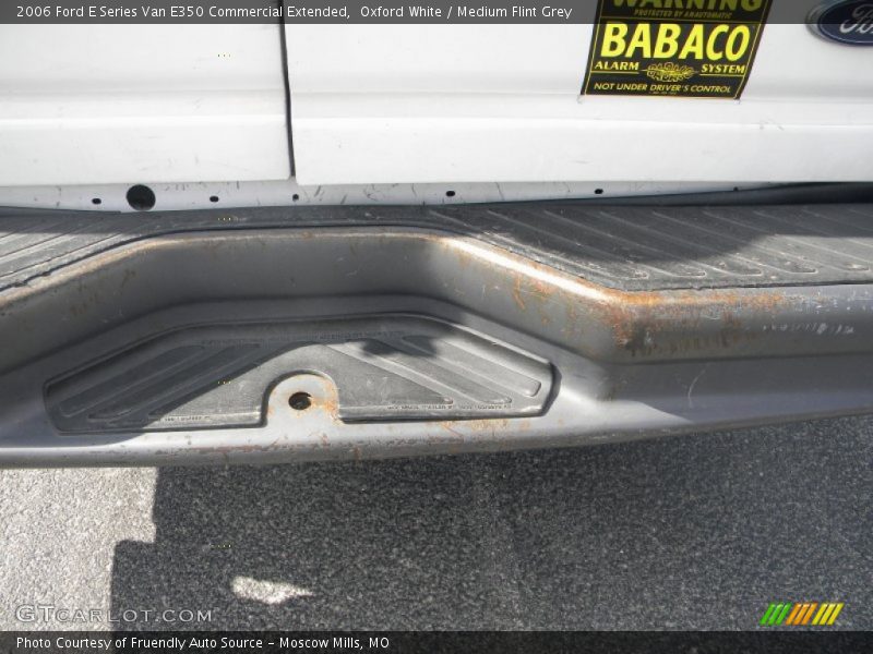 Oxford White / Medium Flint Grey 2006 Ford E Series Van E350 Commercial Extended