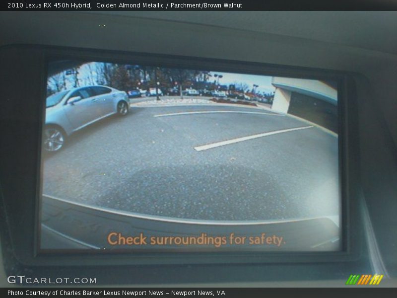 Golden Almond Metallic / Parchment/Brown Walnut 2010 Lexus RX 450h Hybrid