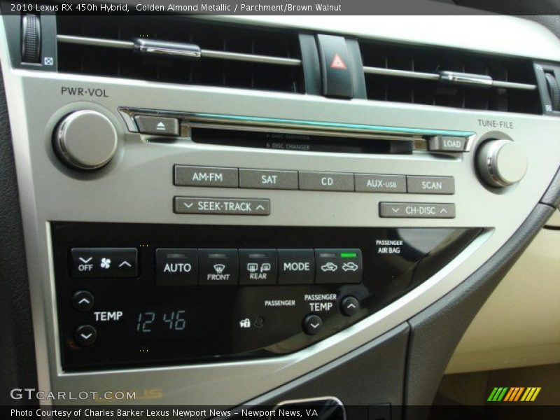 Audio System of 2010 RX 450h Hybrid