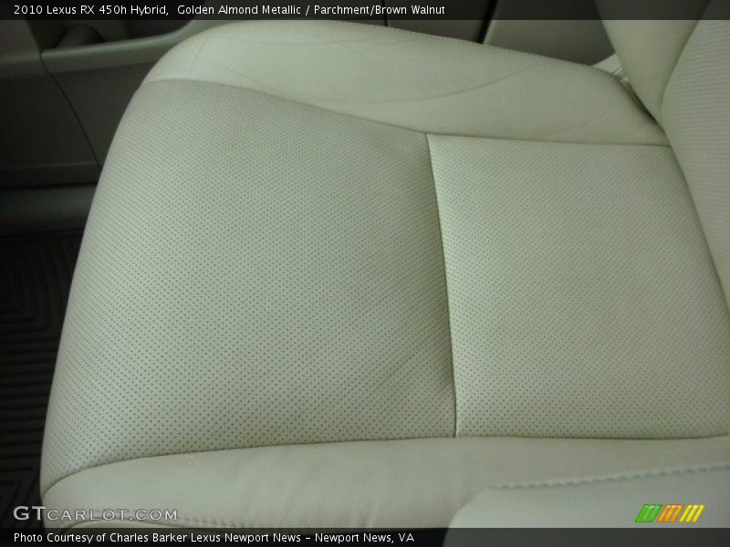 Golden Almond Metallic / Parchment/Brown Walnut 2010 Lexus RX 450h Hybrid