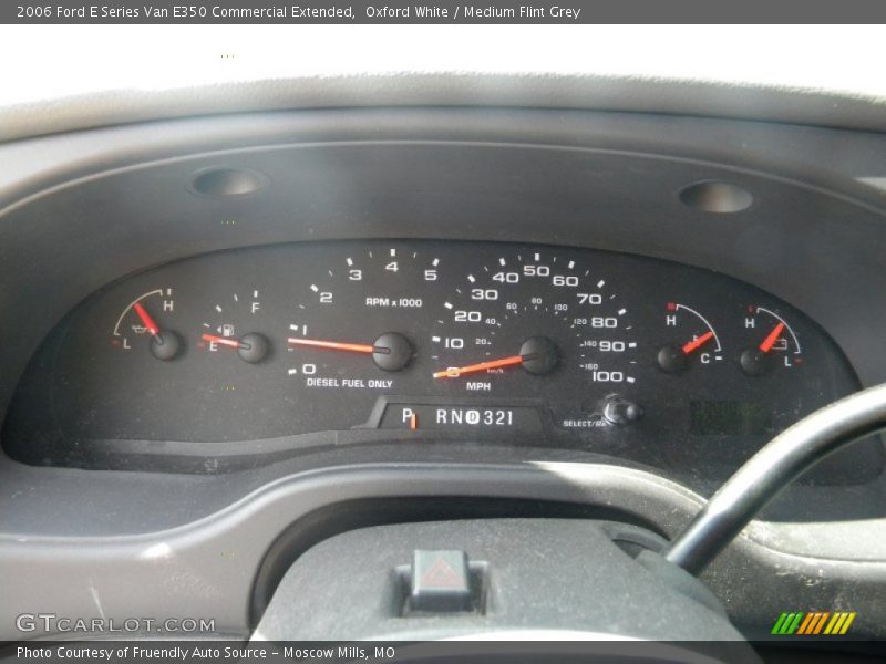 Oxford White / Medium Flint Grey 2006 Ford E Series Van E350 Commercial Extended
