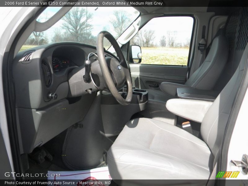 Oxford White / Medium Flint Grey 2006 Ford E Series Van E350 Commercial Extended