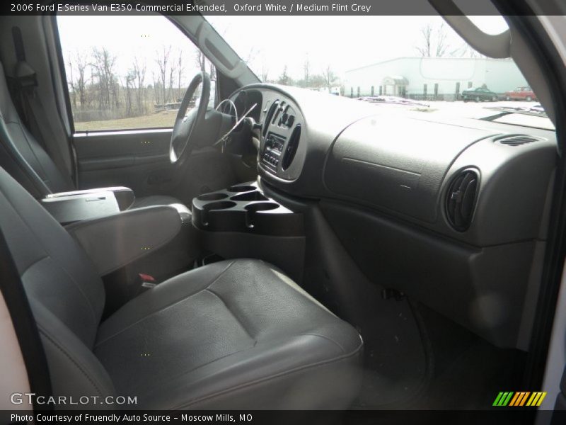 Oxford White / Medium Flint Grey 2006 Ford E Series Van E350 Commercial Extended