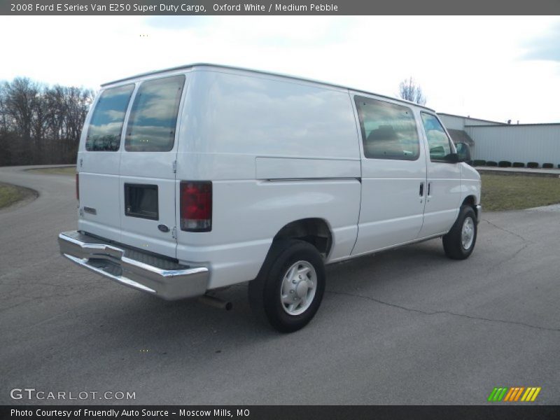 Oxford White / Medium Pebble 2008 Ford E Series Van E250 Super Duty Cargo