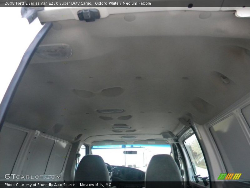 Oxford White / Medium Pebble 2008 Ford E Series Van E250 Super Duty Cargo