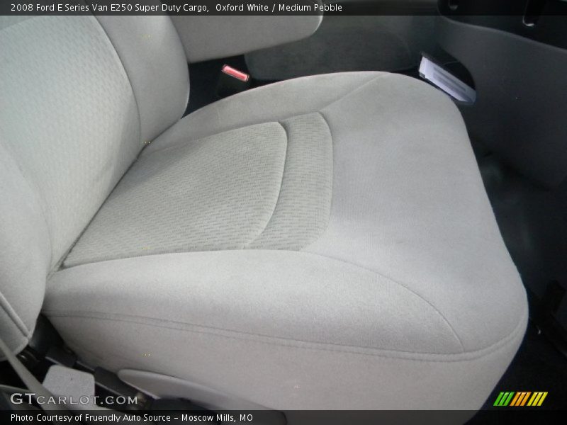 Oxford White / Medium Pebble 2008 Ford E Series Van E250 Super Duty Cargo