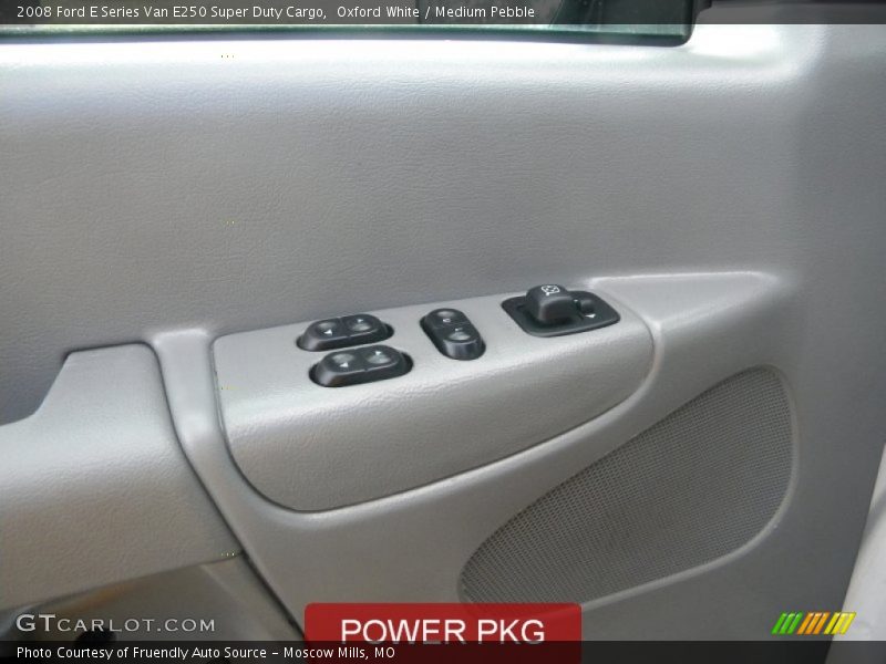 Oxford White / Medium Pebble 2008 Ford E Series Van E250 Super Duty Cargo