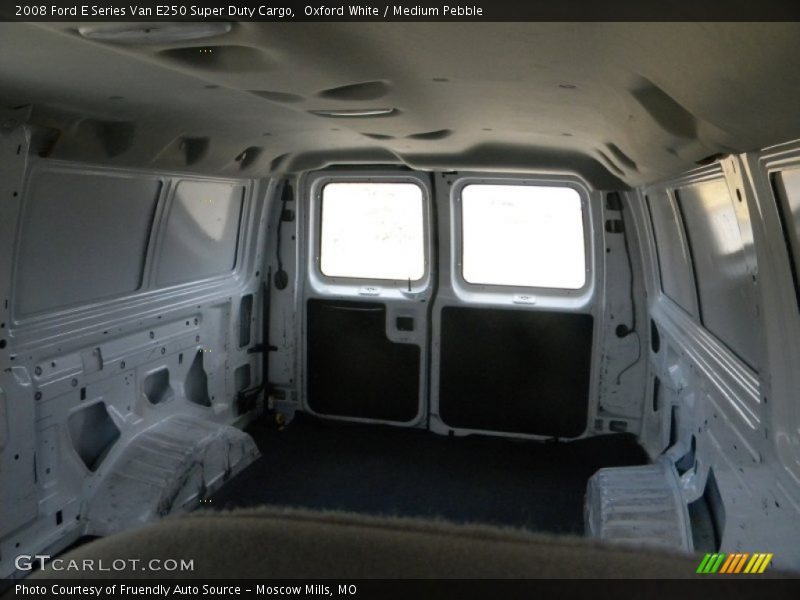 Oxford White / Medium Pebble 2008 Ford E Series Van E250 Super Duty Cargo