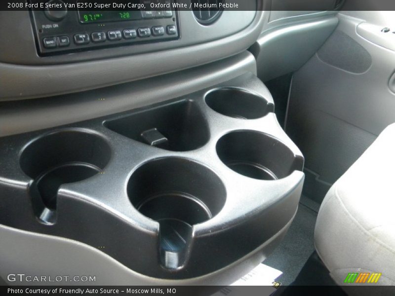 Oxford White / Medium Pebble 2008 Ford E Series Van E250 Super Duty Cargo