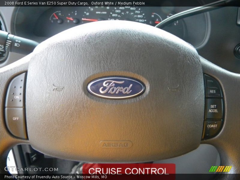 Oxford White / Medium Pebble 2008 Ford E Series Van E250 Super Duty Cargo