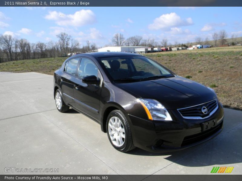 Espresso Black / Beige 2011 Nissan Sentra 2.0
