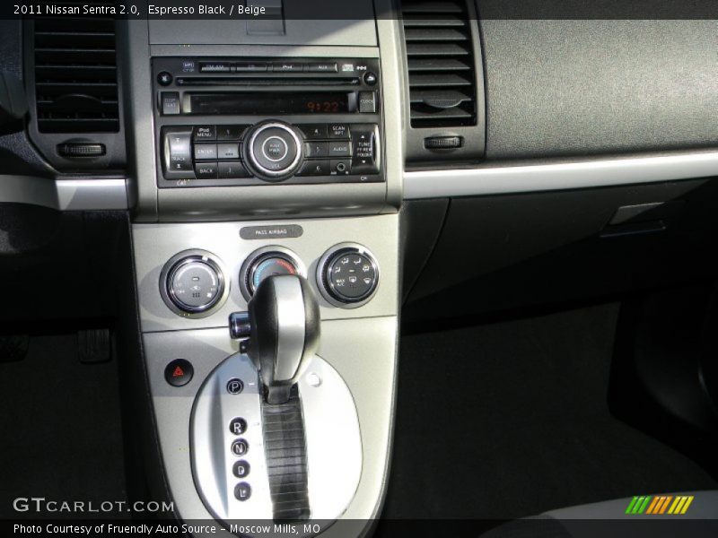 Espresso Black / Beige 2011 Nissan Sentra 2.0