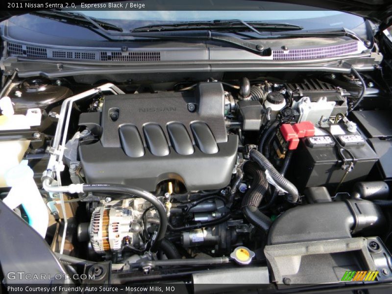  2011 Sentra 2.0 Engine - 2.5 Liter DOHC 16-Valve CVTCS 4 Cylinder