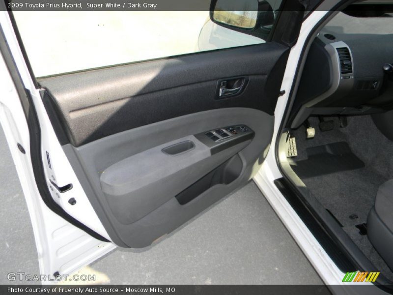 Super White / Dark Gray 2009 Toyota Prius Hybrid