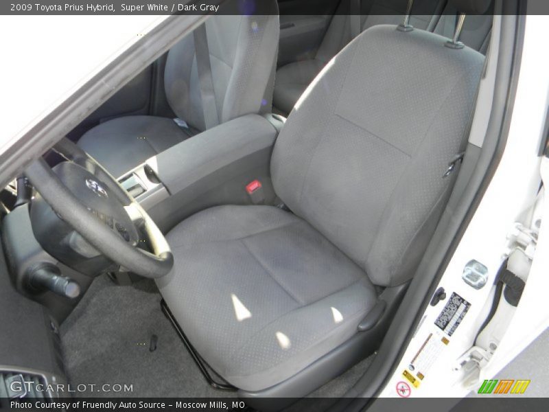 Super White / Dark Gray 2009 Toyota Prius Hybrid