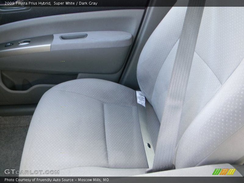 Super White / Dark Gray 2009 Toyota Prius Hybrid