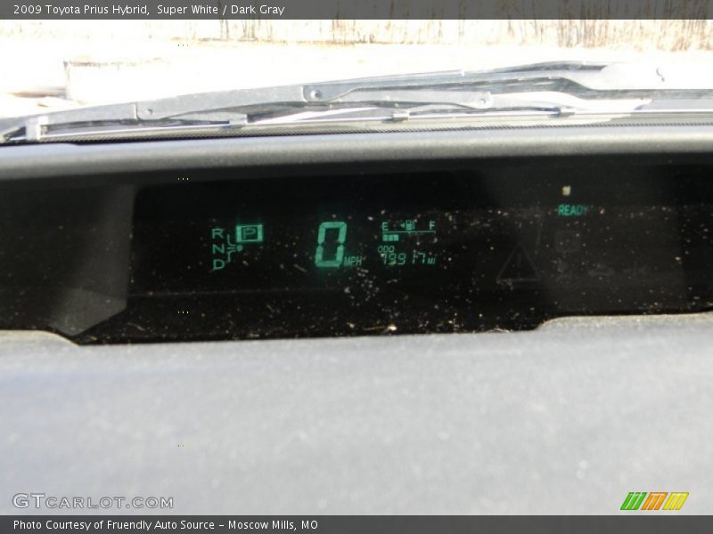 Super White / Dark Gray 2009 Toyota Prius Hybrid