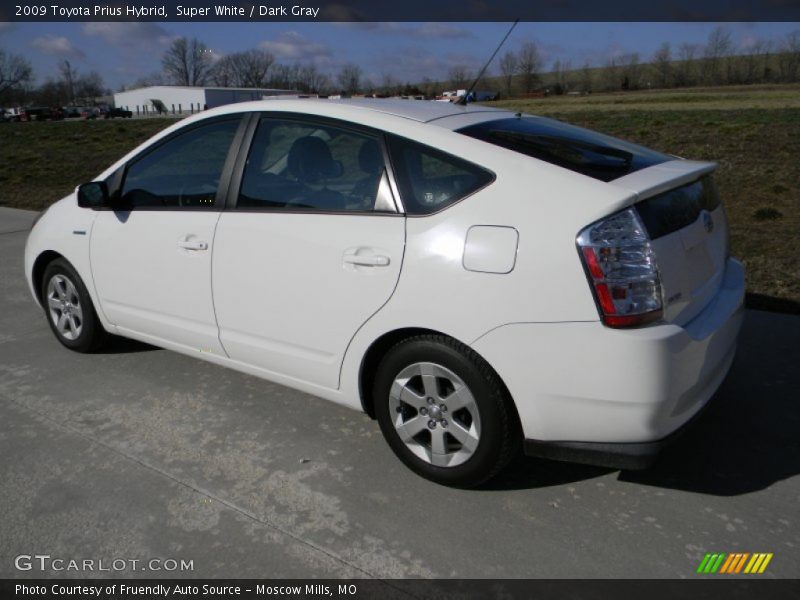Super White / Dark Gray 2009 Toyota Prius Hybrid