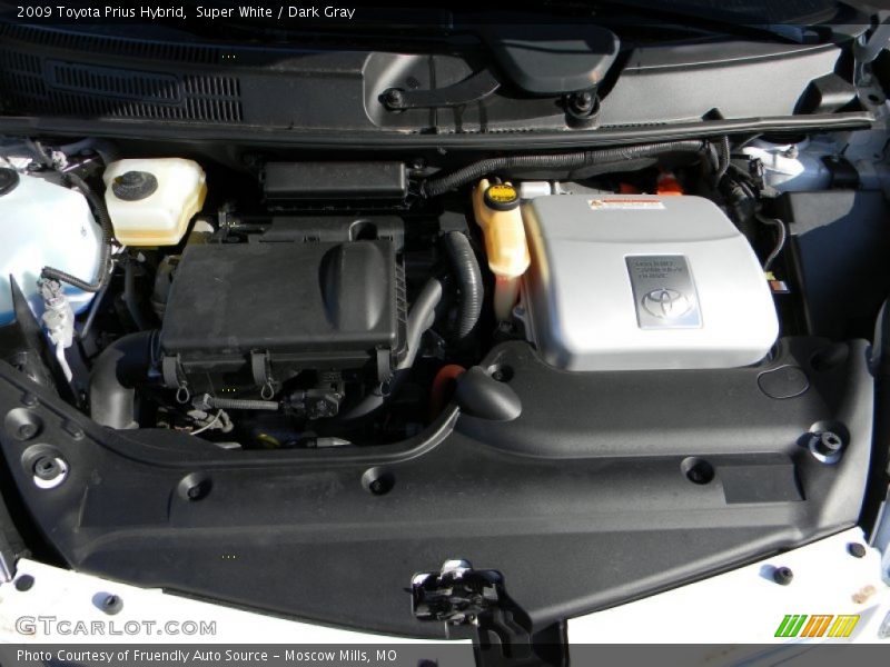 Super White / Dark Gray 2009 Toyota Prius Hybrid