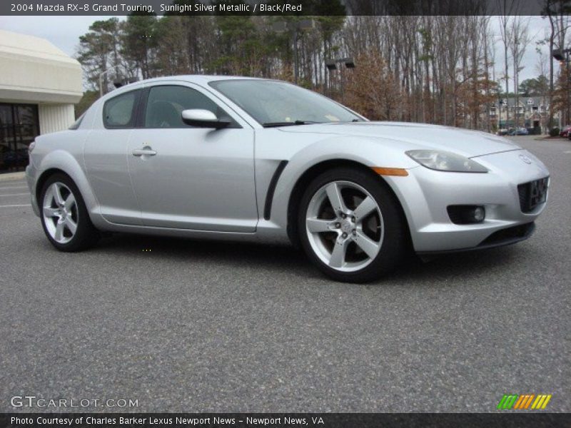 Sunlight Silver Metallic / Black/Red 2004 Mazda RX-8 Grand Touring