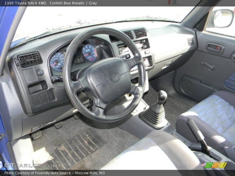  1996 RAV4 4WD Gray Interior