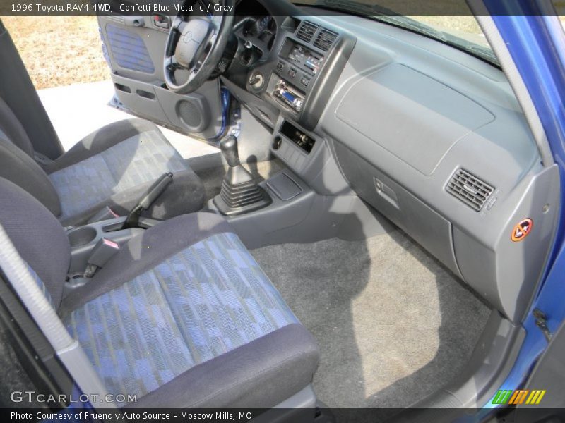  1996 RAV4 4WD Gray Interior