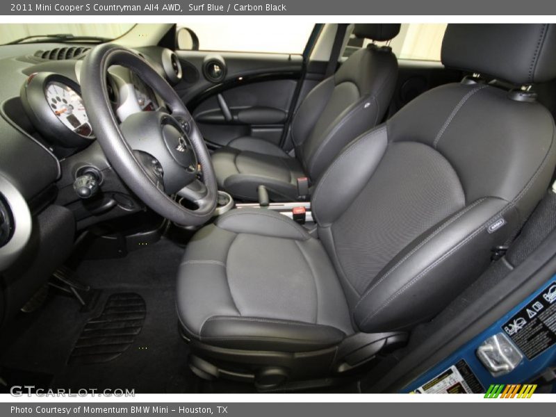  2011 Cooper S Countryman All4 AWD Carbon Black Interior
