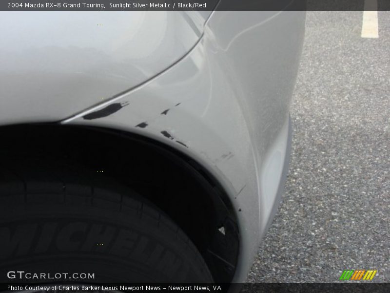 Sunlight Silver Metallic / Black/Red 2004 Mazda RX-8 Grand Touring