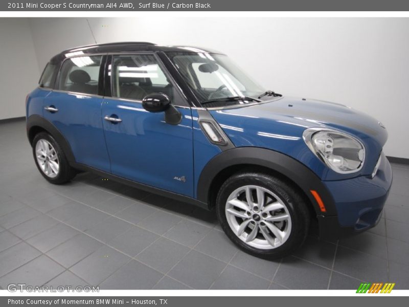 Surf Blue / Carbon Black 2011 Mini Cooper S Countryman All4 AWD