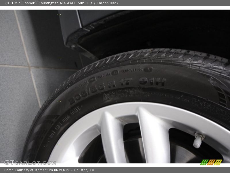 Surf Blue / Carbon Black 2011 Mini Cooper S Countryman All4 AWD