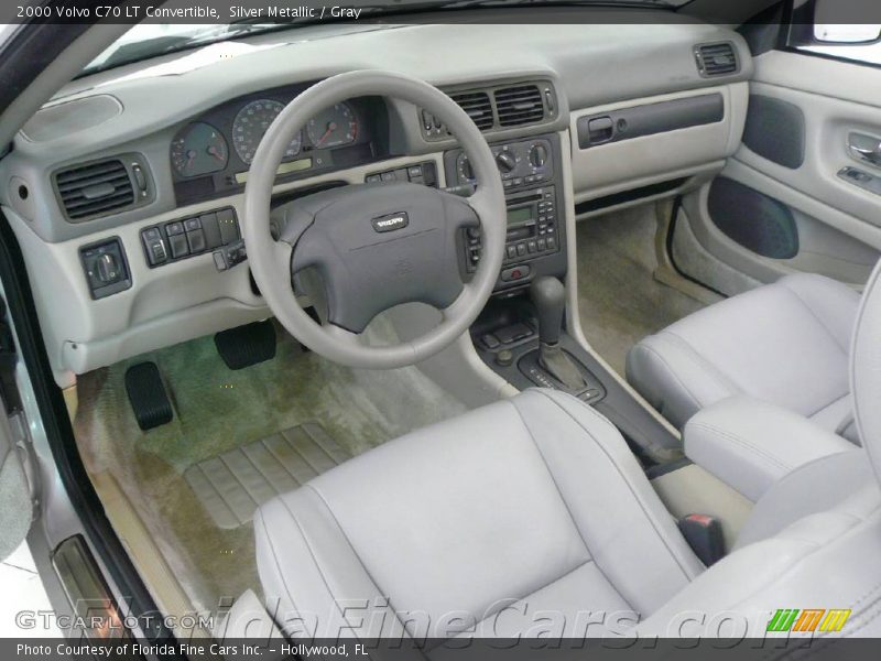 Silver Metallic / Gray 2000 Volvo C70 LT Convertible