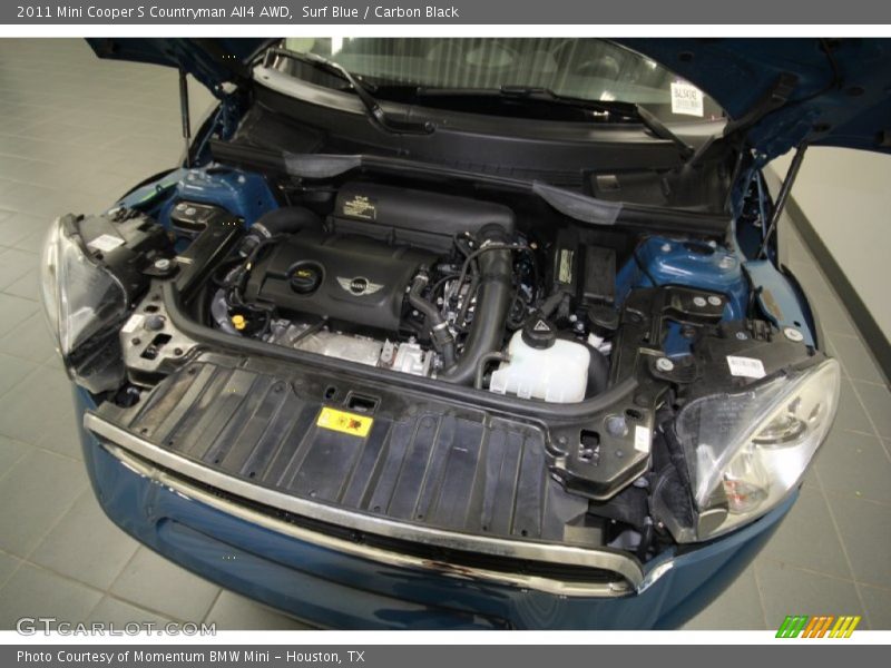 2011 Cooper S Countryman All4 AWD Engine - 1.6 Liter Twin-Scroll Turbocharged DI DOHC 16-Valve VVT 4 Cylinder