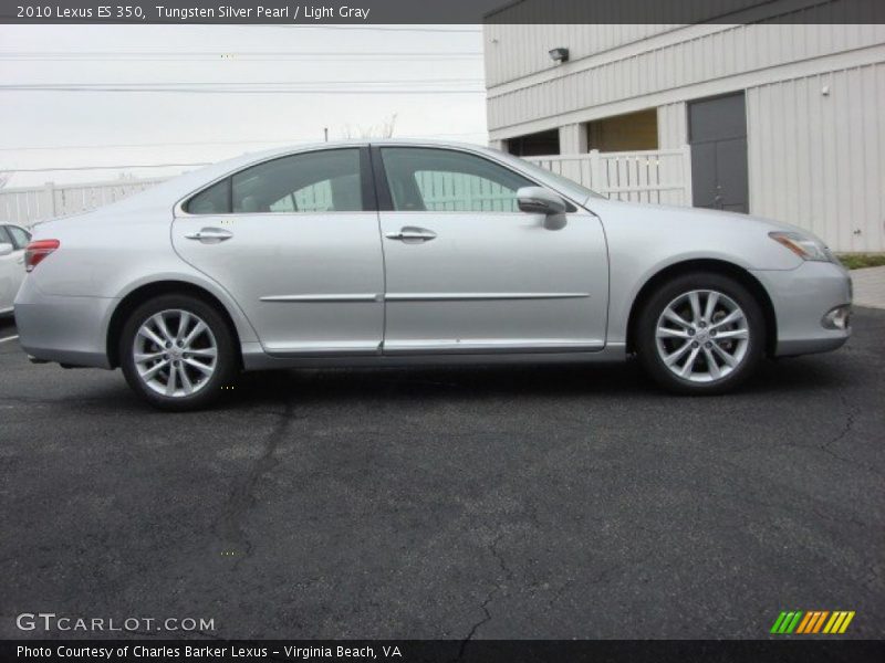Tungsten Silver Pearl / Light Gray 2010 Lexus ES 350