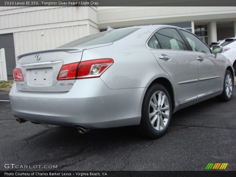 Tungsten Silver Pearl / Light Gray 2010 Lexus ES 350