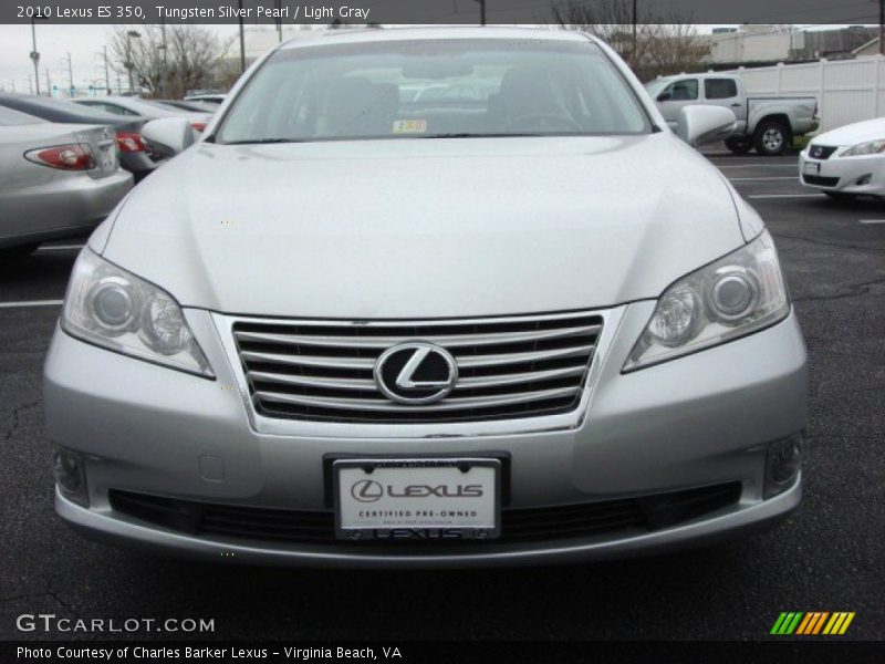 Tungsten Silver Pearl / Light Gray 2010 Lexus ES 350