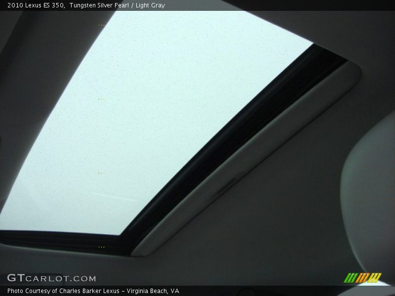 Tungsten Silver Pearl / Light Gray 2010 Lexus ES 350