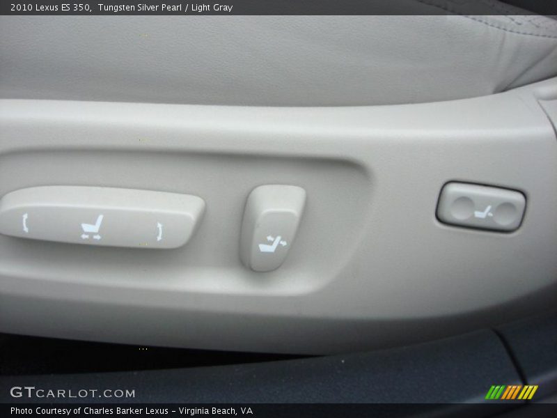 Tungsten Silver Pearl / Light Gray 2010 Lexus ES 350