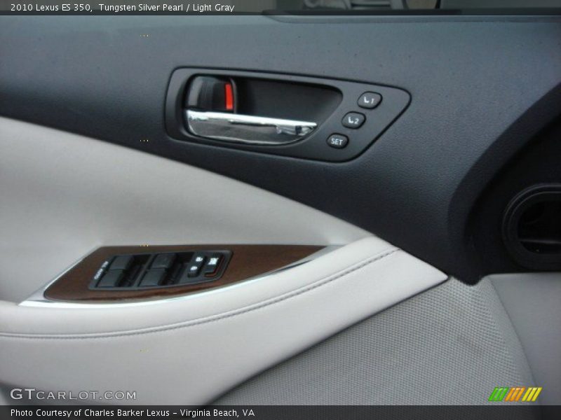 Tungsten Silver Pearl / Light Gray 2010 Lexus ES 350