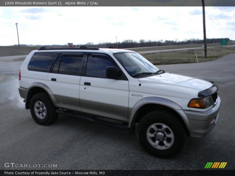 Alpine White / Gray 1999 Mitsubishi Montero Sport LS