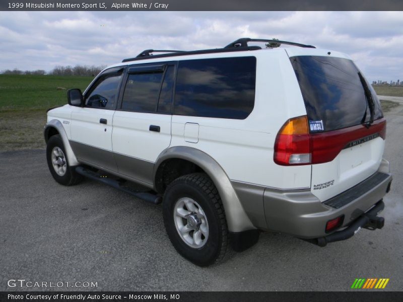 Alpine White / Gray 1999 Mitsubishi Montero Sport LS