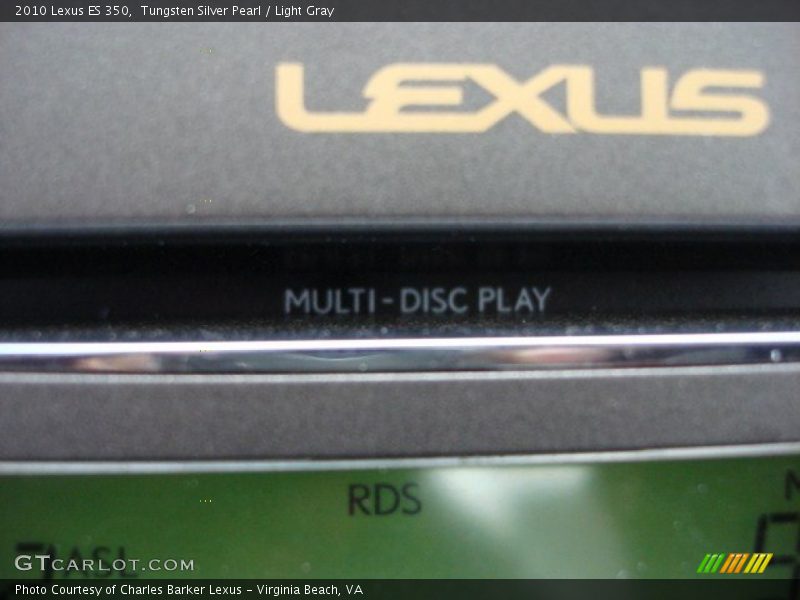 Tungsten Silver Pearl / Light Gray 2010 Lexus ES 350